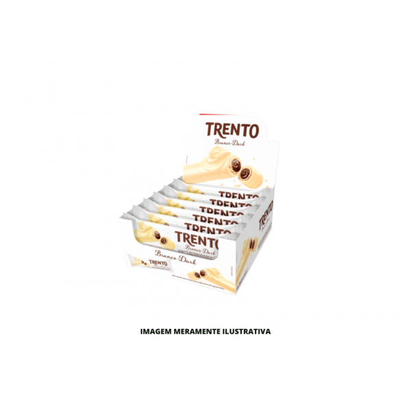 CHOCOLATE - TRENTO - 32g CHOCOLATE BRANCO DARK - DP16